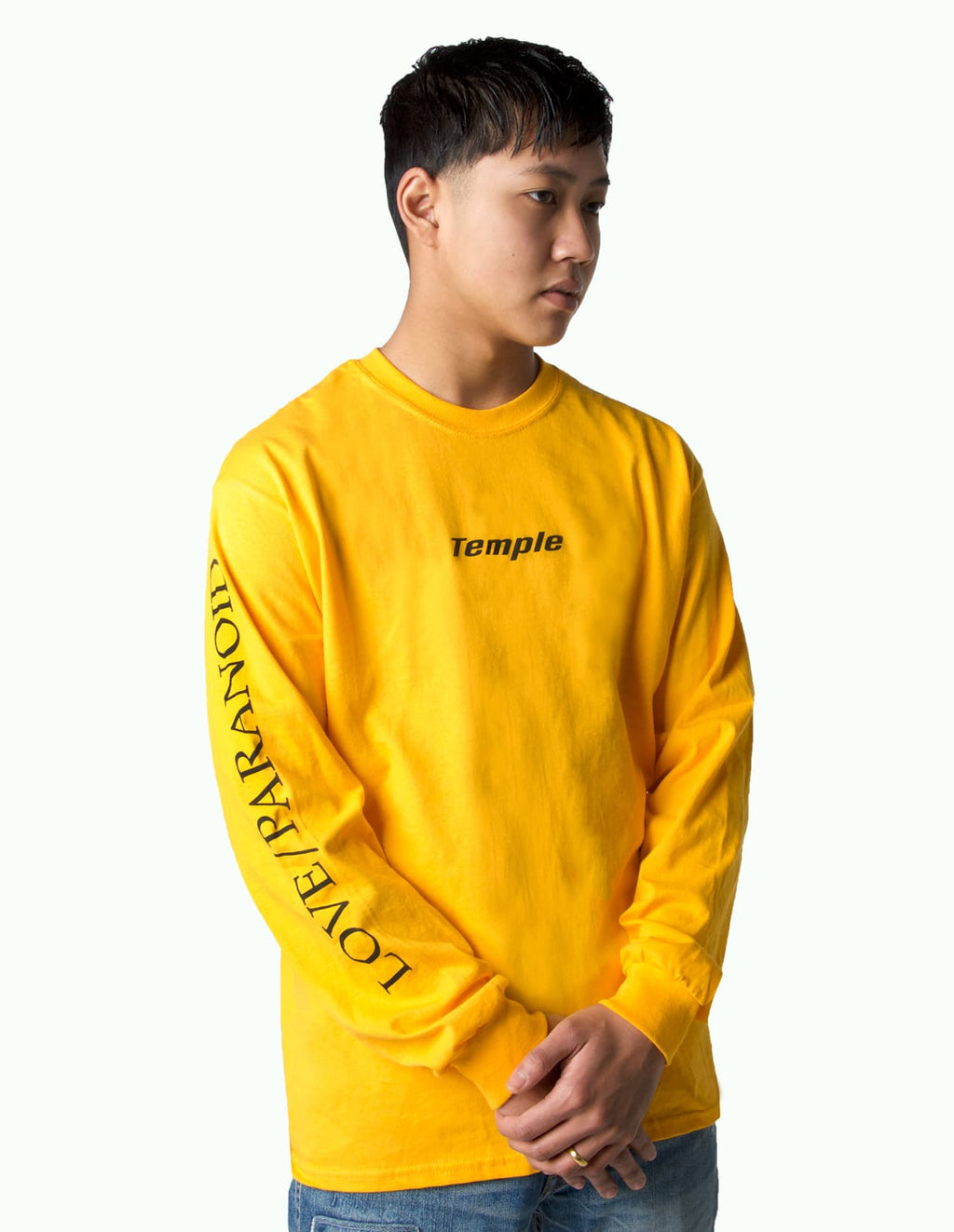 Temple Black Panther Longsleeve Tee Yellow Gold