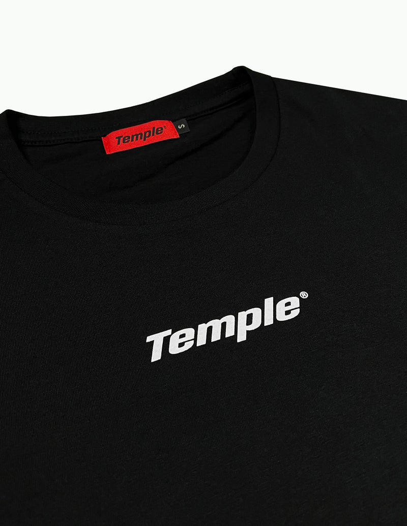 Caesar Head Logo Tee Temple Wear FW021 FW21 t-shirt zwart black streetwear
