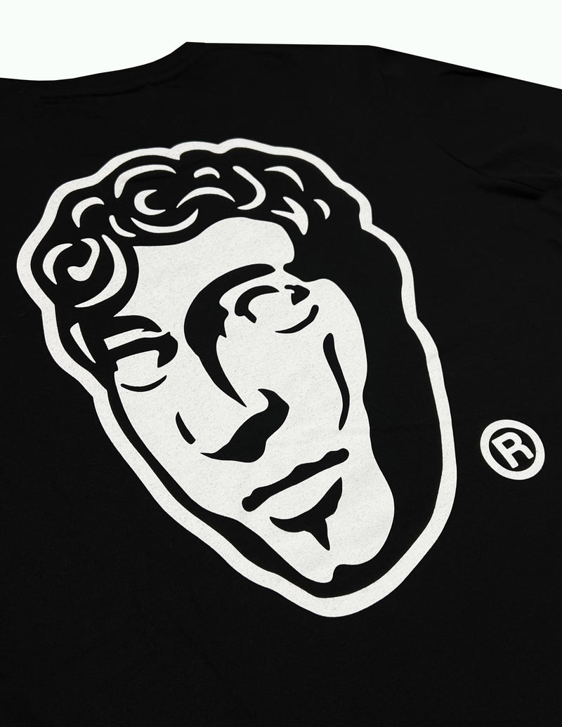 Caesar Head Logo Tee Temple Wear FW021 FW21 t-shirt zwart black streetwear