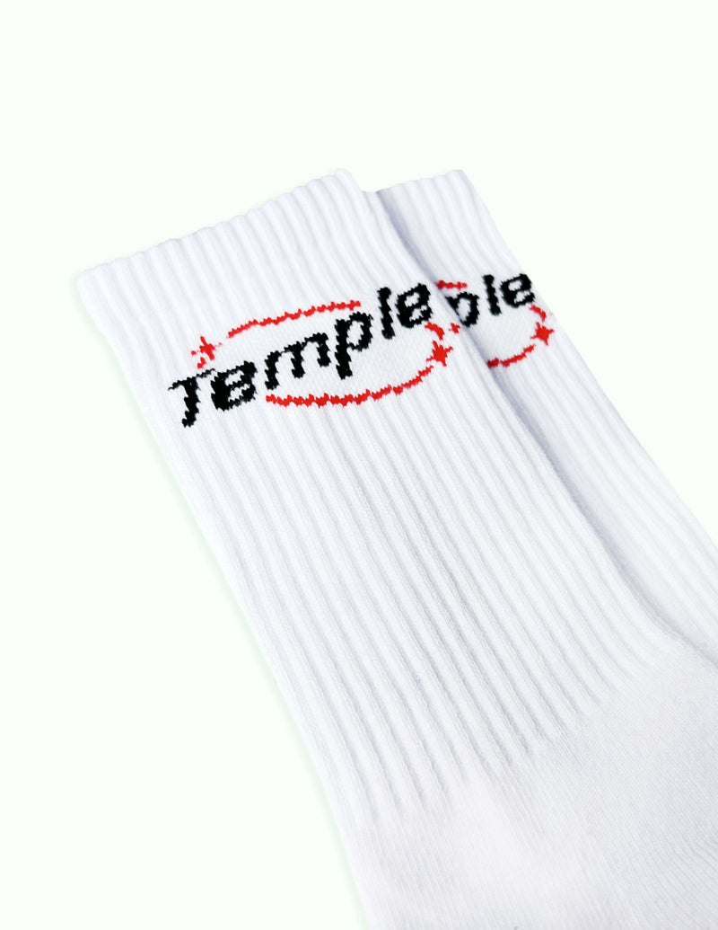 Temple Galaxy Sports Socks (White) - Temple®