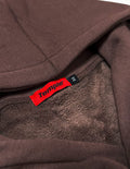 Temple Wear Hoodie Logo Embroidery Embroidered Brown Wide Text Mirror Letters fw21 fw021 soft stretch fleece sweater comfy warm winter